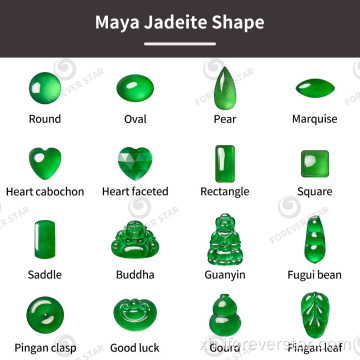 Umbala ogcweleyo oGreen Jadeite jadeite